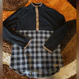 Marleylilly, Men’s, Color block & Plaid, Fleece Pullover